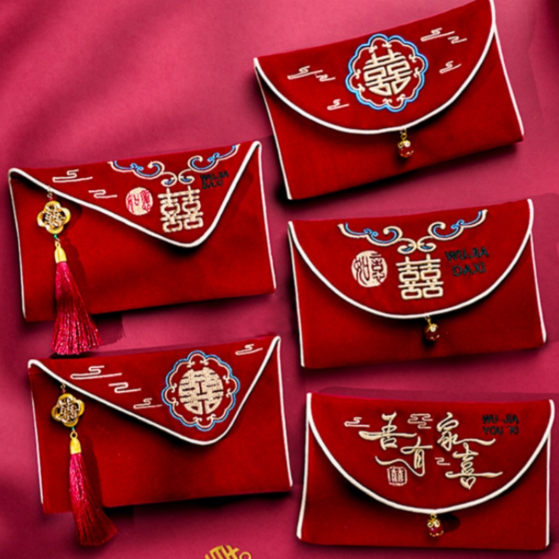 Wedding Envelopes - 1 Pezzo Busta Rossa da Matrimonio