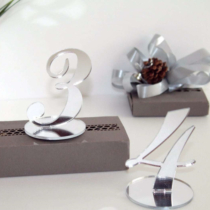 Table Number Gold - Numeri da Tavolo per Matrimonio in
