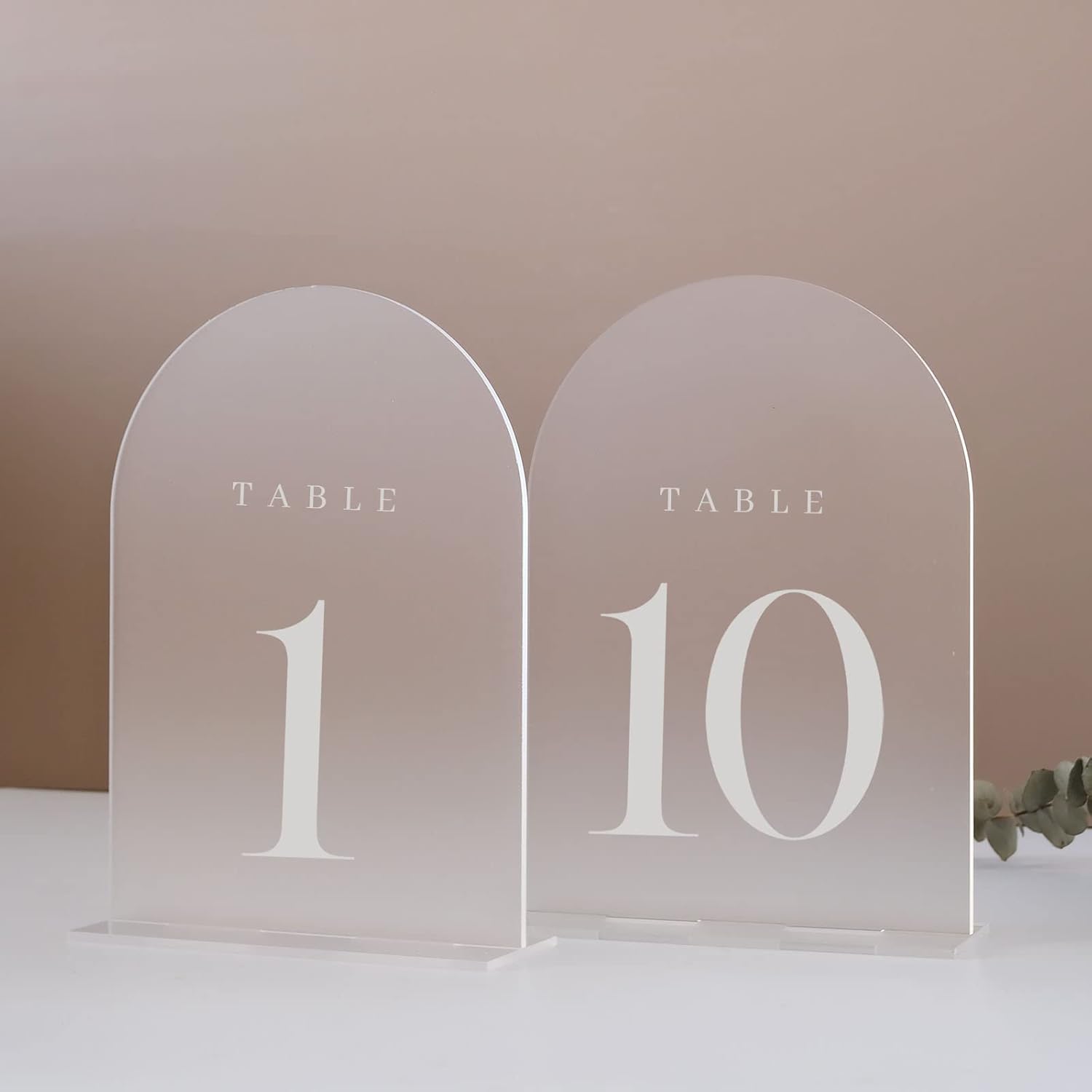 Table Number Gold - Numeri da Tavolo in Acrilico con