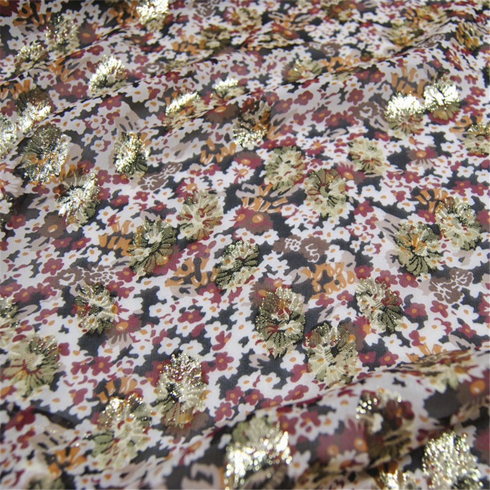 Good Floral & Wedding Decor Supply - Tessuto Metallico Lucido Elegante a Motivi