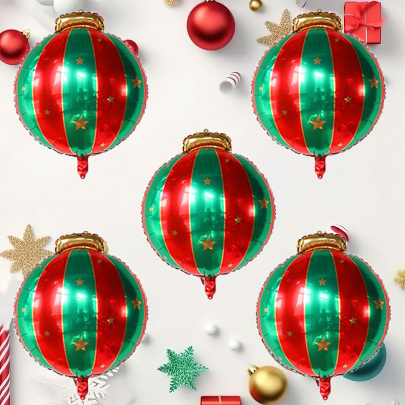 5 pz Rosso Verde Palla Di Nata - Wedding/Event Supply Store recensione e prezzo