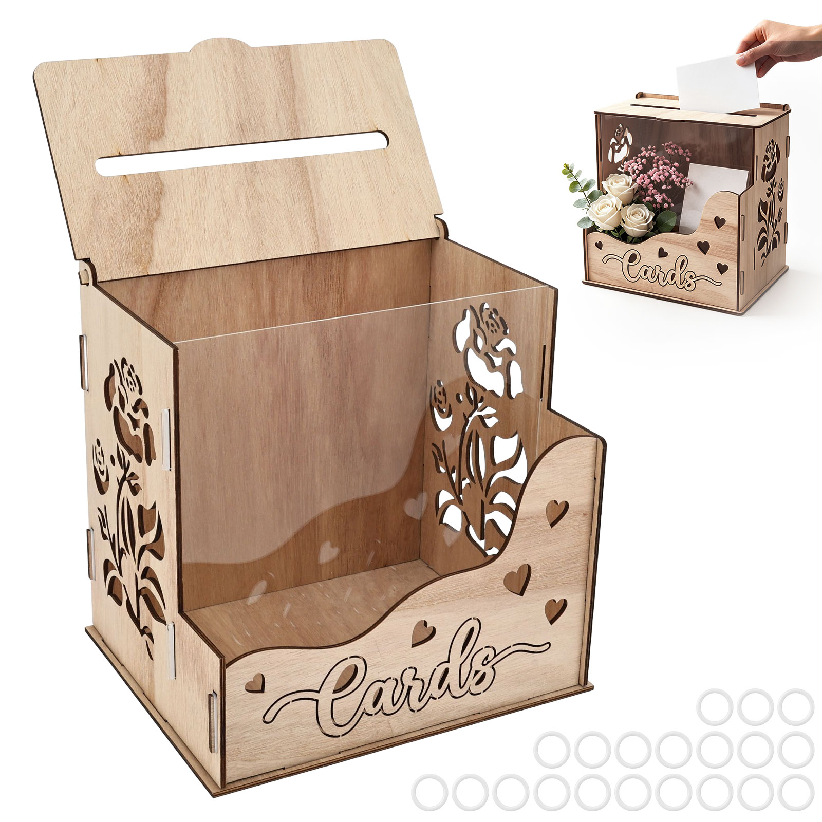 Scatola in Legno per Inviti co - Wedding Card Box recensione e prezzo