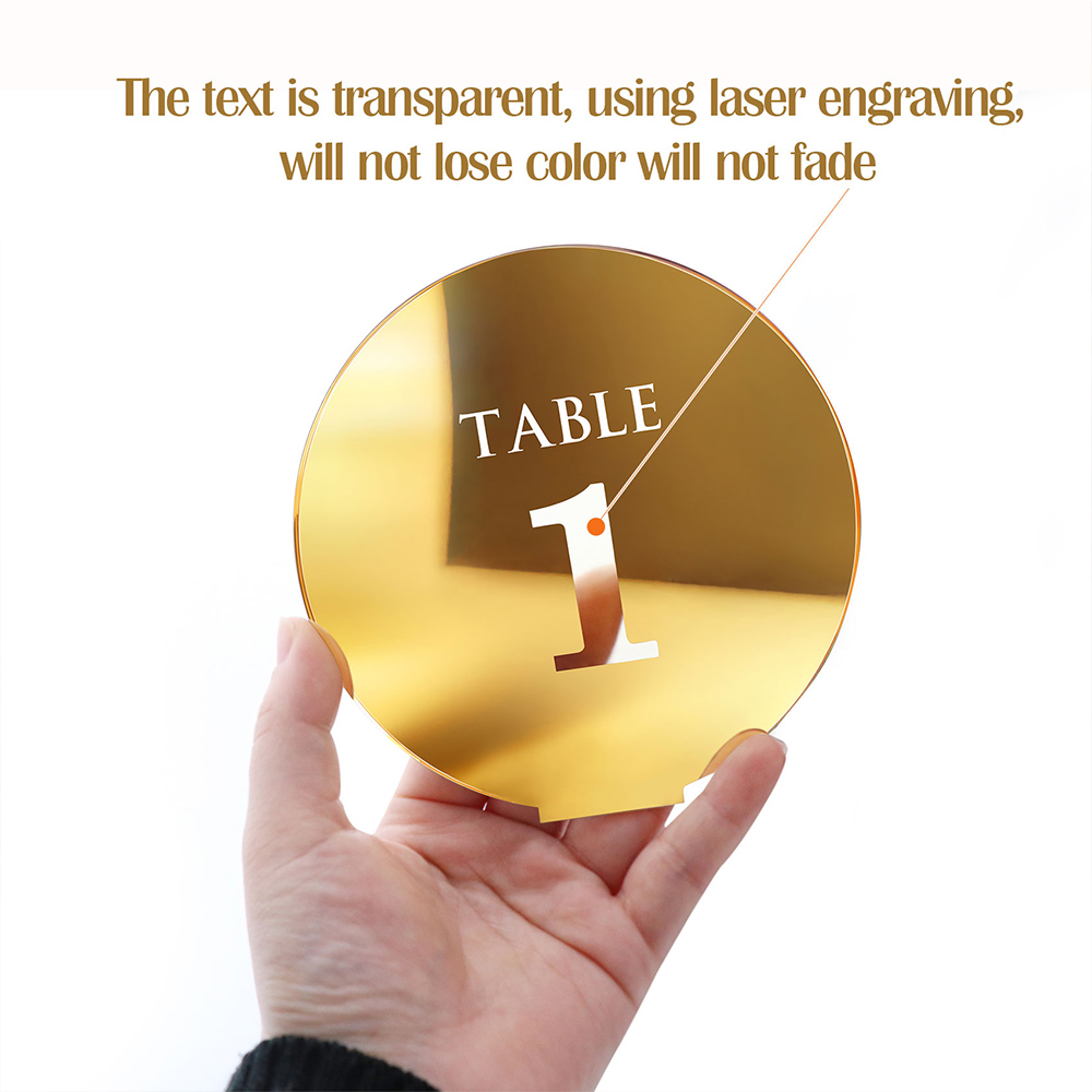 Segno del numero della tabella - Table Number Gold recensione e prezzo