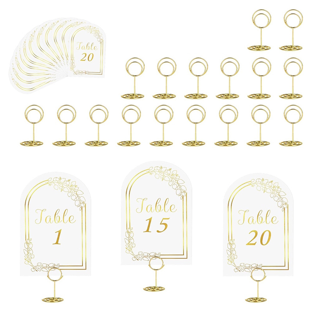 AT19 – Numeri da tavolo per ma - Table Number Gold recensione e prezzo