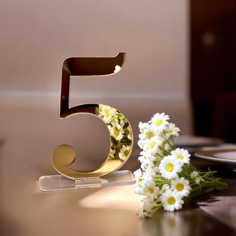 Numeri per Tavoli da Matrimoni - Table Number Gold recensione e prezzo