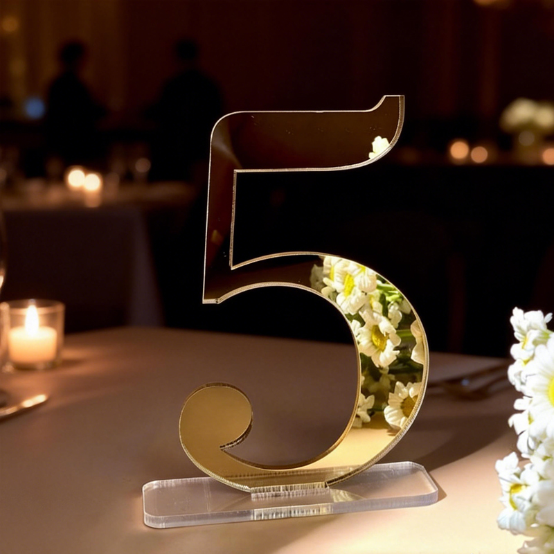 Numeri per Tavoli da Matrimoni - Table Number Gold recensione e prezzo