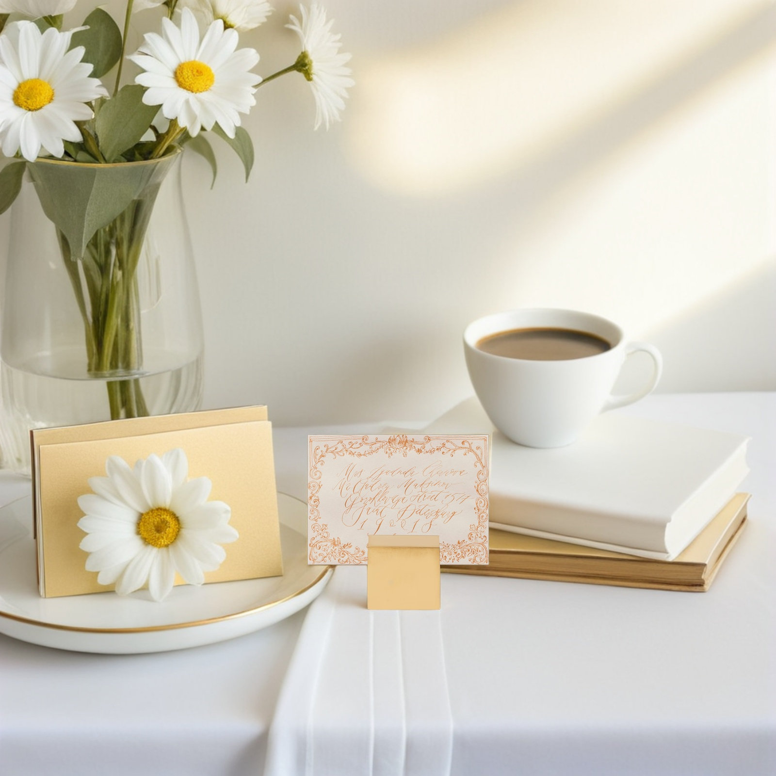 Porta Segnaposto per Tavolo in - Table Number Gold recensione e prezzo