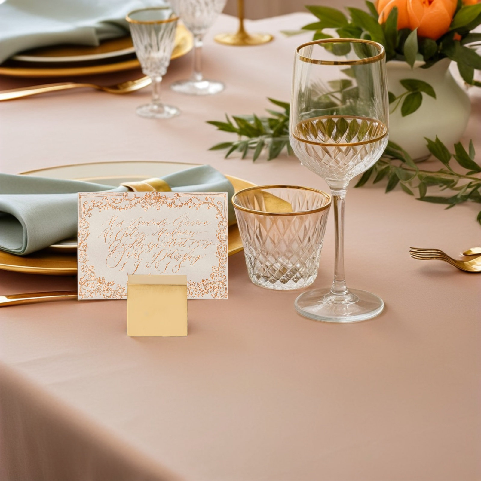 Porta Segnaposto per Tavolo in - Table Number Gold recensione e prezzo