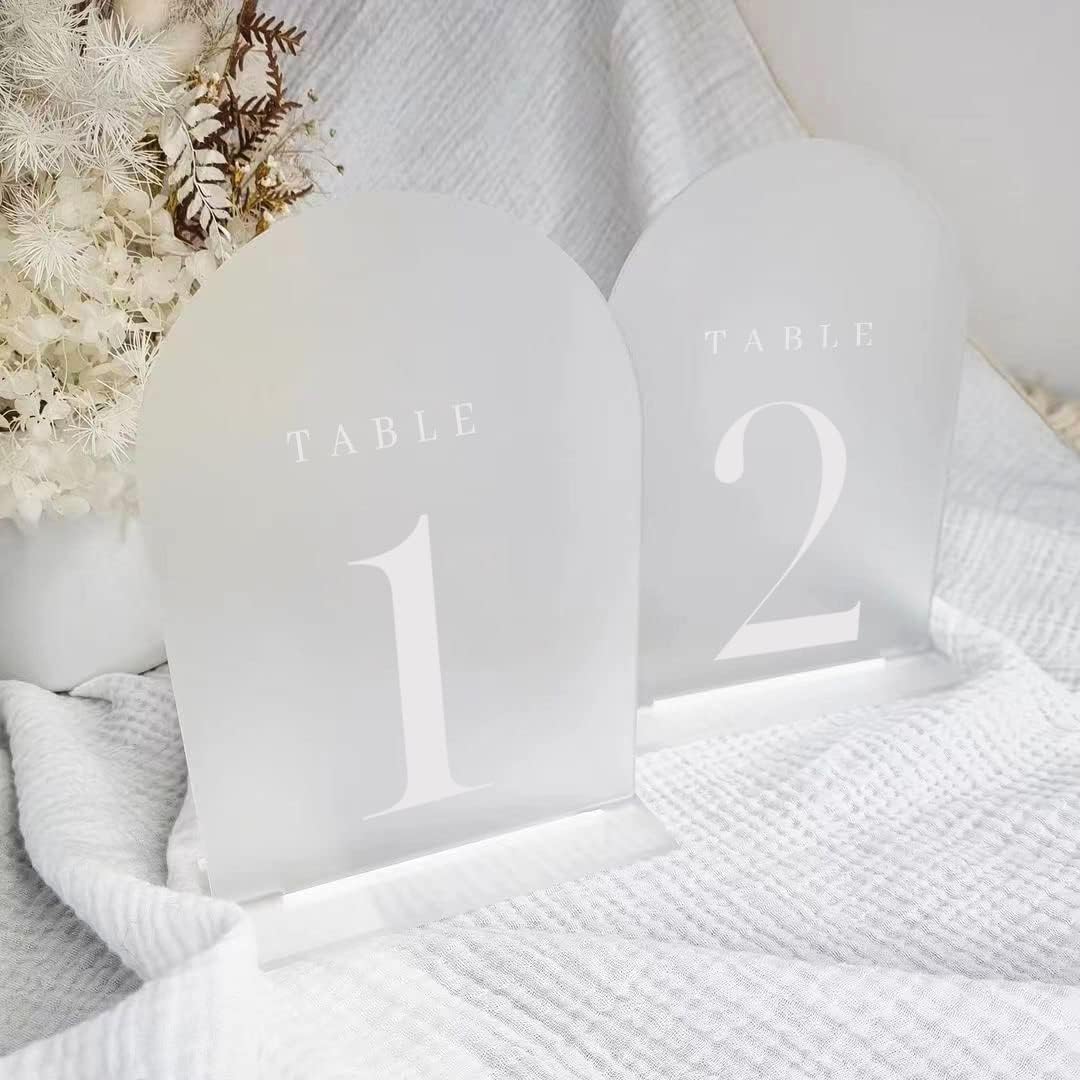 Numeri da Tavolo in Acrilico c - Table Number Gold recensione e prezzo