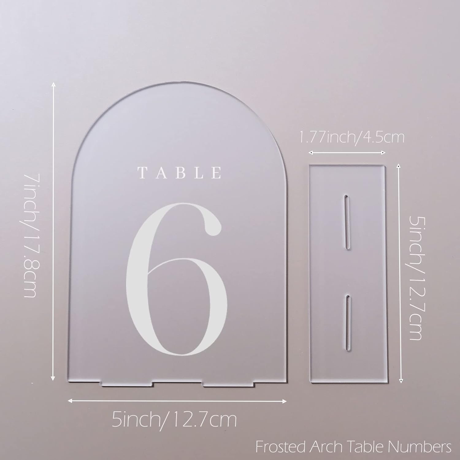Numeri da Tavolo in Acrilico c - Table Number Gold recensione e prezzo