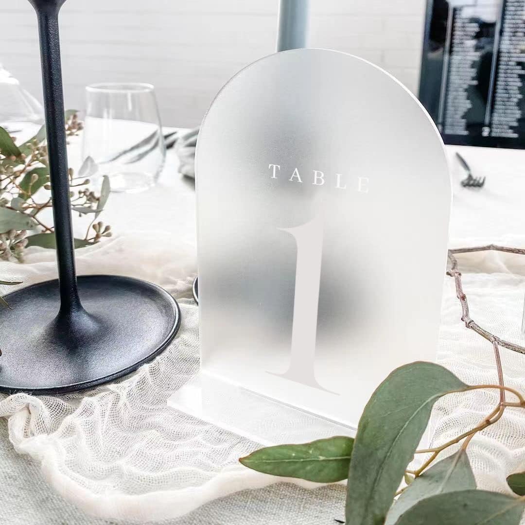 Numeri da Tavolo in Acrilico c - Table Number Gold recensione e prezzo