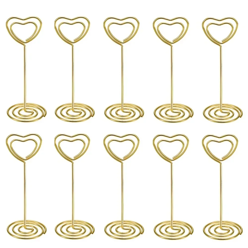 10 pezzi a forma di cuore, num - Table Number Gold recensione e prezzo