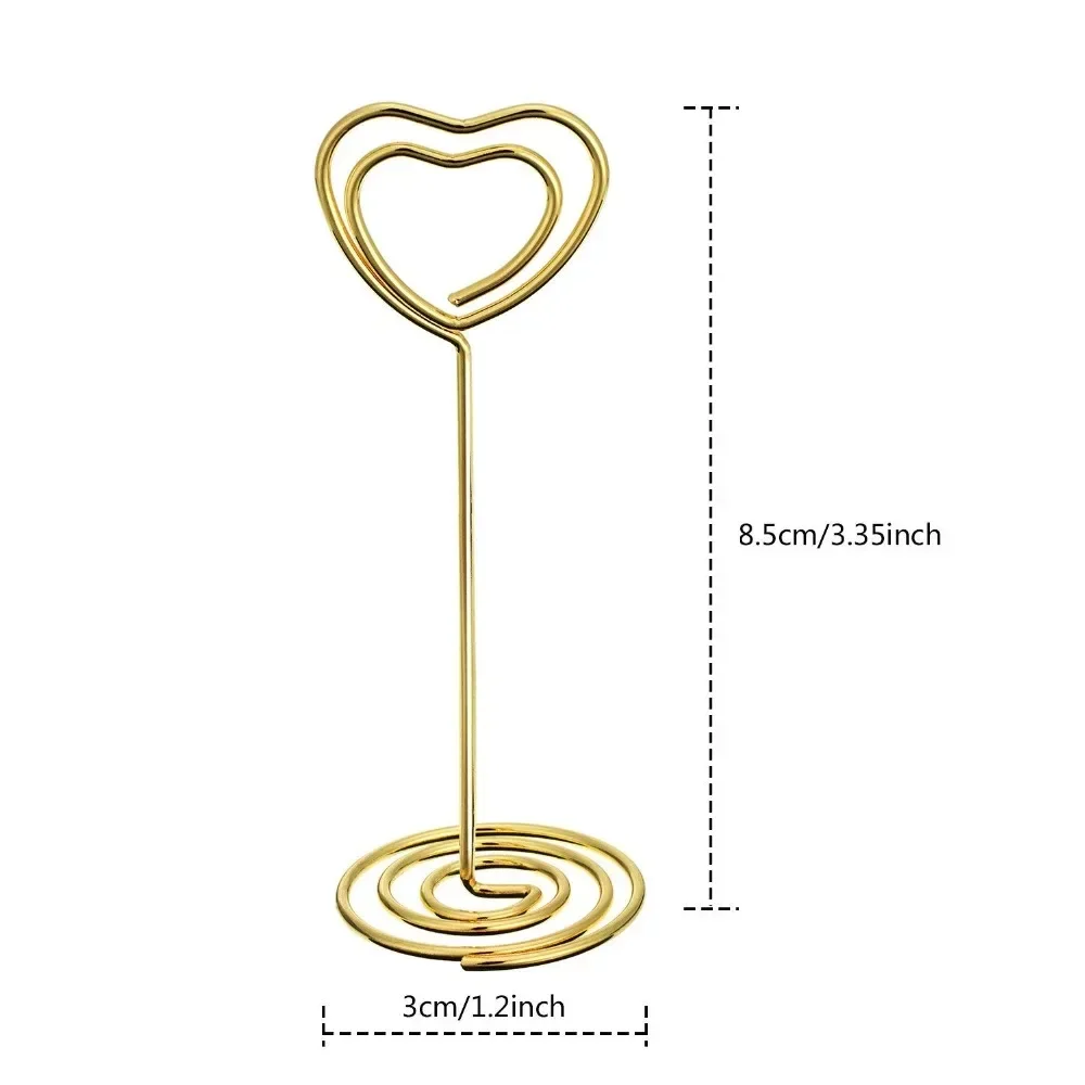 10 pezzi a forma di cuore, num - Table Number Gold recensione e prezzo
