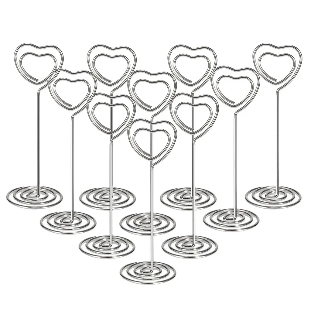 10 pezzi a forma di cuore, num - Table Number Gold recensione e prezzo