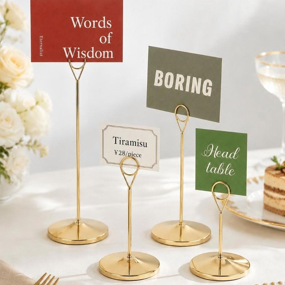 Porta Numero da Tavolo in Meta - Table Number Gold recensione e prezzo